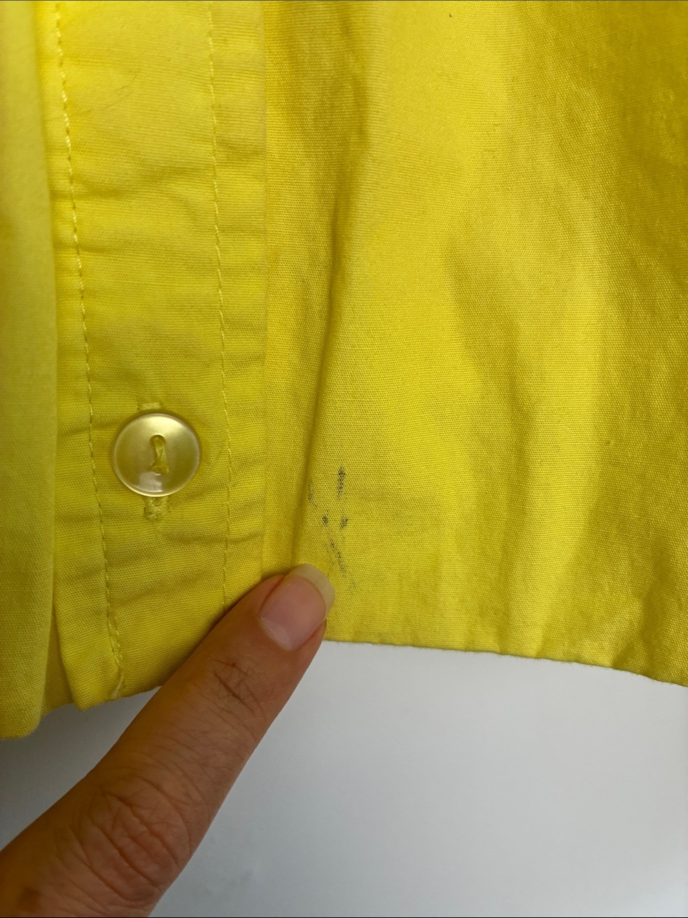 Cynthia Steffe Bright Yellow Button-Front Jean Jacket - Picture 7 of 11